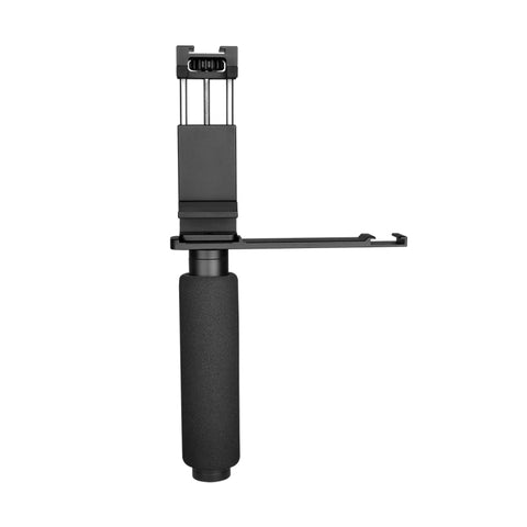 Staffa porta impugnatura portatile YELANGU PC09 + luce di riempimento per fotografia + microfono con morsetto metallico per telefono cellulare, Bracket+Fill Light+Microphone