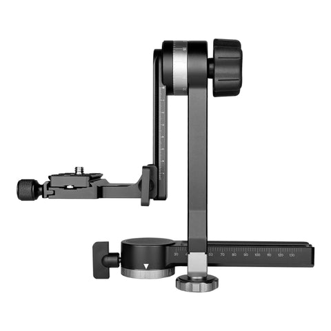 YELANGU A171 YLG0401E-C Testa per treppiede con giunto cardanico a sbalzo orizzontale con rotazione di 360 gradi per fotocamere DV e SLR domestiche, YELANGU A171