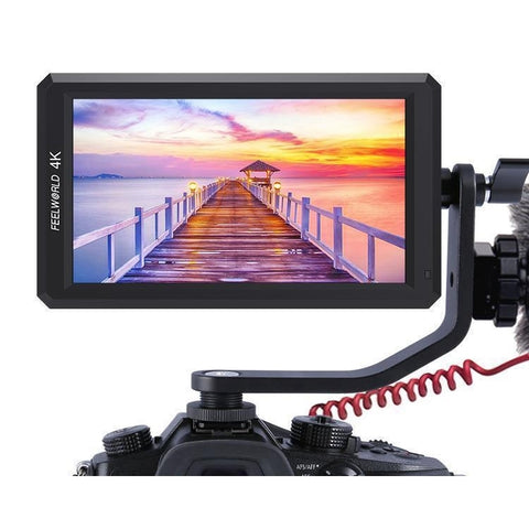 FEELWORLD F6 1920x1080 Schermo IPS da 5,5 pollici Monitor da campo per fotocamera HDMI 4K, F6
