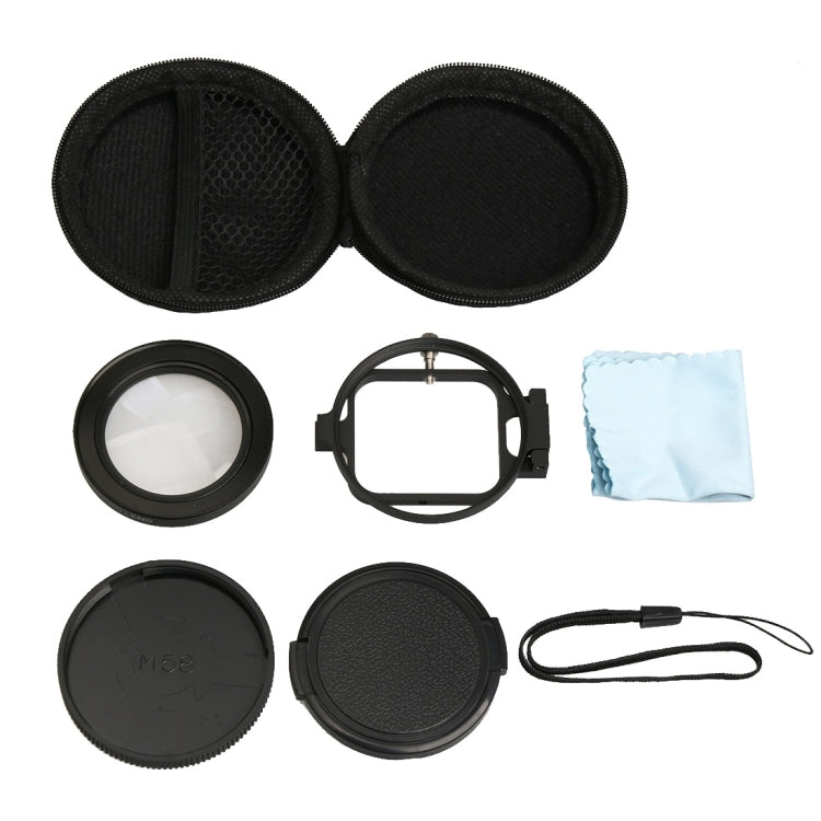 58mm 16X Macro Lens Close-up Filter For GoPro HERO5