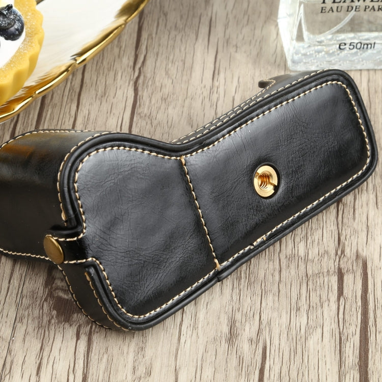 PU Leather Camera Half Case for Canon EOS 77D/800D