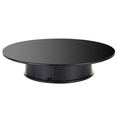 Superficie dello specchio rotante elettrico da 25 cm a 360 gradi espositore per giradischi puntelli per riprese video giradischi per fotografia, carico 3 kg, alimentato a batteria, 25cm Mirror/Powered by Battery(B), 25cm Mirror/Powered by Battery(W)