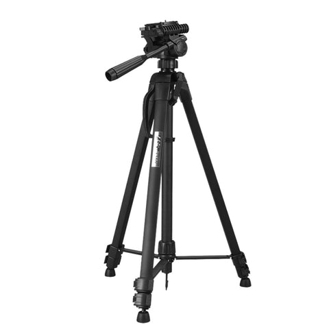 WeiFeng WT-3560 Gambe pieghevoli a 3 sezioni Supporto per treppiede in lega di alluminio per trasmissione dal vivo