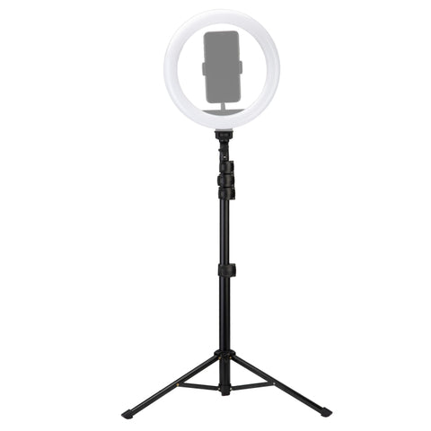 Fotopro TL-960 Supporto per treppiede pieghevole a 5 sezioni con altezza 1,56 m per kit di trasmissione dal vivo con luce video Vlogging