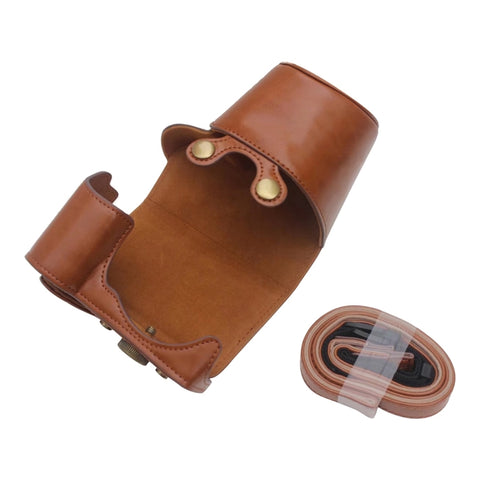 Custodia in pelle PU per fotocamera integrale per Sony ZV-E10, For Sony ZV-E10