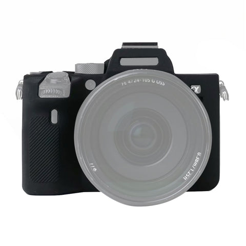 Pour Sony A7R4 Custodia protettiva en silicone morbido, pour Sony A7R4