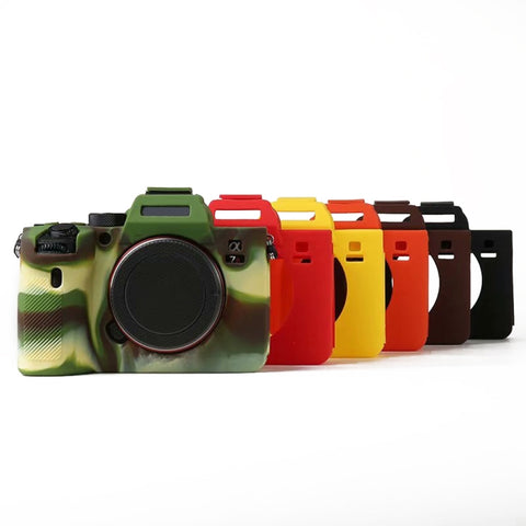 Pour Sony A7R4 Custodia protettiva en silicone morbido, pour Sony A7R4