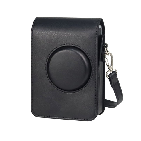 Custodia verticale in pelle PU per fotocamera full body con cinturino per FUJIFILM instax mini Evo, For FUJIFILM instax mini Evo Vertical