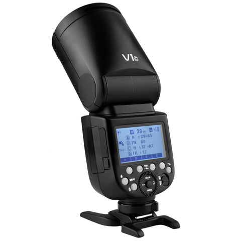 Speedlite flash TTL Godox V1C a testa tonda per Canon, V1C for Canon