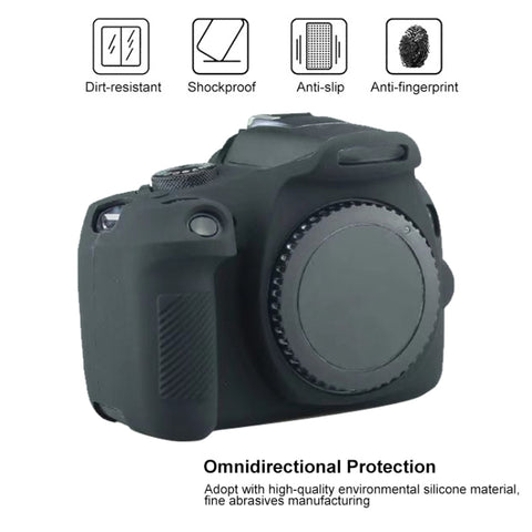 Housse de protection en silicone morbide pour Canon EOS 2000D, pour Canon EOS 2000D