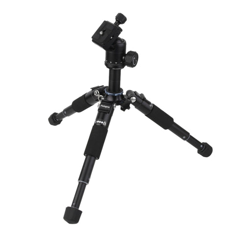 Fotopro M-5 MINI Supporto per treppiede regolabile in lega di alluminio da 160 mm-470 mm, carico 3 kg, per macchine per carte, DSLR, Lomo, fotocamere Mirrorless e fotocamere digitali, M-5