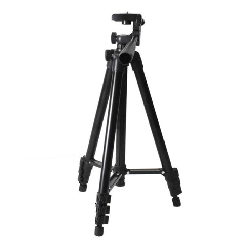 Supporto per treppiede pieghevole in lega di alluminio a 4 sezioni da 130 cm con testa tridimensionale, L-3130 Silver, L-3130 Black, L-3130 Champagne Gold