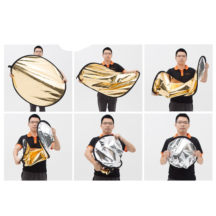 80cm Gold Silver Folding Reflector Board for Photography