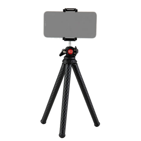 Fotopro RM-88+ Octopus Mini supporto treppiede da tavolo flessibile con morsetto per telefono, RM-88+