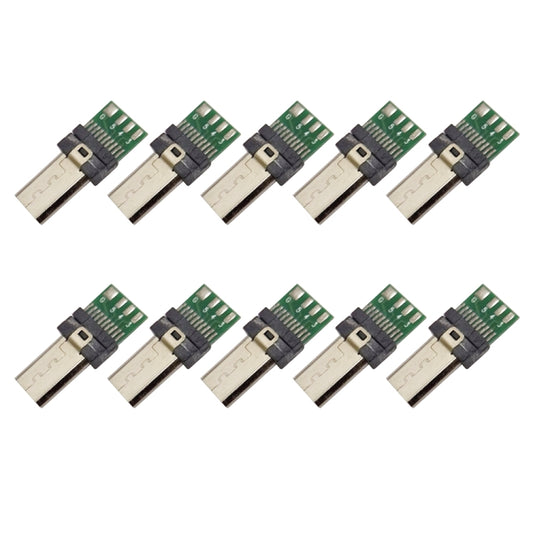 adattatore-micro-usb-a-15-pin-per-pcb-confezione-da-10-pezzi-per - immagine 1