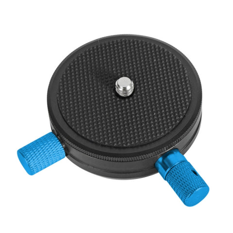 BEXIN QR-02 Piastra base treppiede per fotocamera con testa a sgancio rapido con rotazione a 360 gradi, QR-02 360