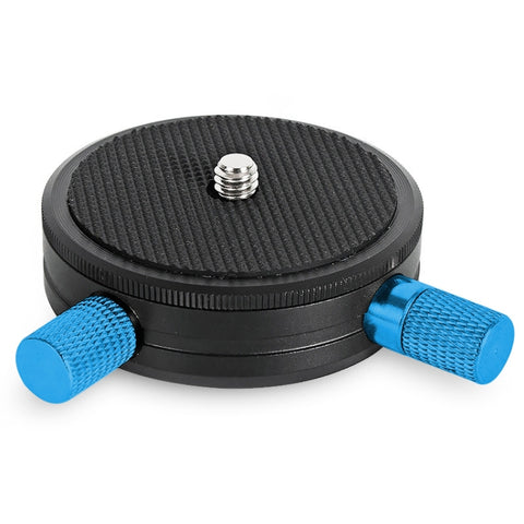 BEXIN QR-02 Piastra base treppiede per fotocamera con testa a sgancio rapido con rotazione a 360 gradi, QR-02 360