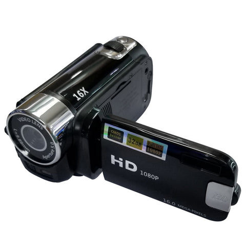 Videocamera DV da viaggio domestico HD con zoom digitale 16X da 16 milioni di pixel, presa UK, UK Plug