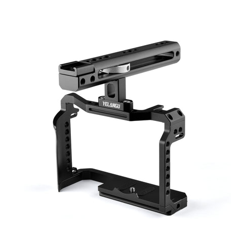 YELANGU C22 YLG0334B Stabilisateur de caméra vidéo avec poignée pour Canon EOS R5/R6, YLG0334B
