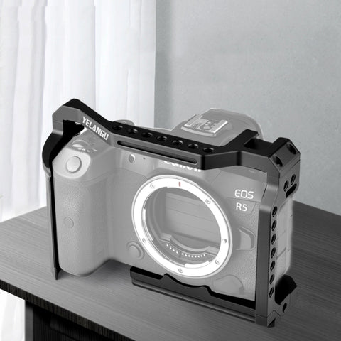 YELANGU C22-A YLG0334B-A Stabilisateur de caméra vidéo Gabbia pour Canon EOS R5/R6/R, YLG0334B-A