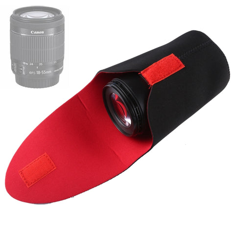 Paquet d'obiettivo pour appareil photo reflex Ispessimento custodia per obiettivo in neoprene antiurto Detrazione appiccicosa, diamètre: 80 mm, hauteur: 130 mm, Diamètre: 80 mm, Hauteur: 130 mm