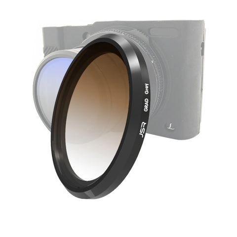 Filtro per lenti colorate sfumate JSR per Panasonic LUMIX LX10, Filtro rosso sfumato, Filtro giallo sfumato, Filtro blu sfumato, Filtro fumo sfumato, Filtro arancione sfumato, Filtro grigio sfumato, Filtro verde sfumato, Filtro viola sfumato
