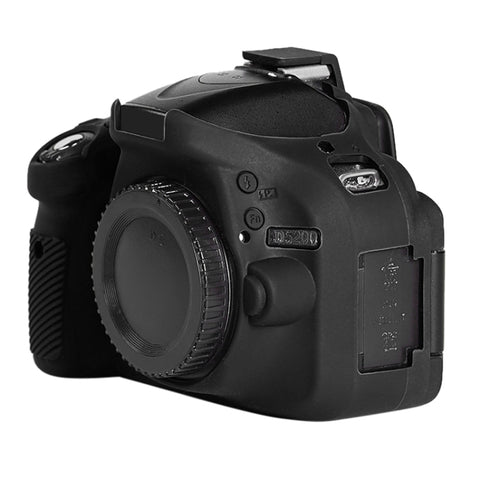 Custodia protettiva in morbido silicone per Nikon D5200, For Nikon D5200
