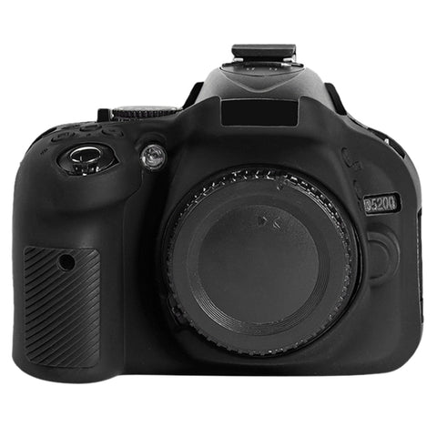 Custodia protettiva in morbido silicone per Nikon D5200, For Nikon D5200
