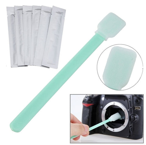 6 pz. Bastoncino con tampone di pulizia per telecamera CCD, Cleaning Swab Stick - Novalix Store