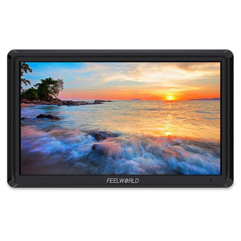 FEELWORLD FW568 V3 Moniteur de champ pour appareil photo reflex numérique 3D LUT à 6 pouces, IPS Full HD 1920 x 1152, support bras inclinable pour entrée HDMI