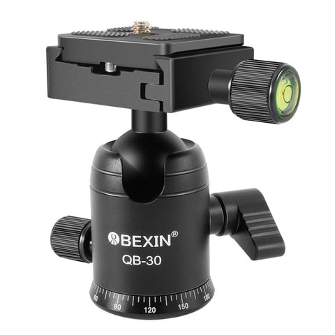 Testa a Sfera BEIXIN QB-30 in Metallo con Rotazione 360° e Piastra a