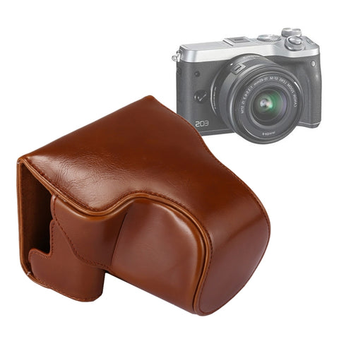 Étui en cuir PU pour appareil photo complet avec ceinture pour Canon EOS M6, pour EOS M6, pour EOS M6, pour EOS M6 (15-45mm)