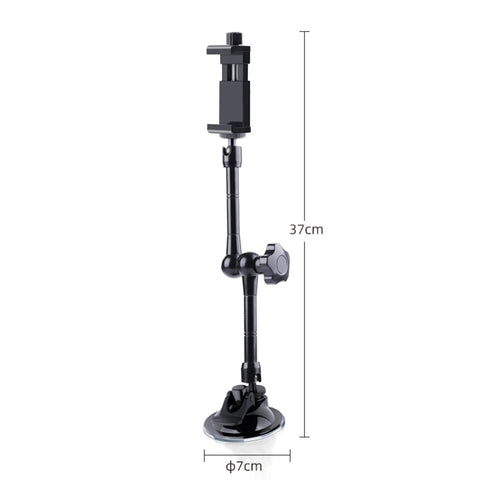 Supporto per morsetto per telefono con braccio magico ad attrito articolato a ventosa singola da 37 cm, 37cm