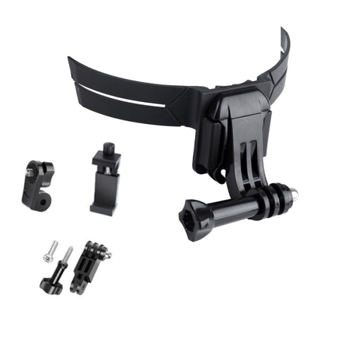 Kit di montaggio per casco per telefono con fotocamera Action RUIGPRO con chiusura con gancio a J e morsetto e adattatore per telefono con rotazione, supporto per casco con morsetto per telefono con rotazione