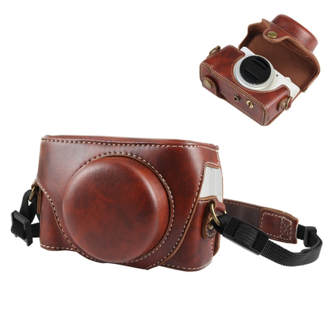 Pour Sony ZV-1F Vlog caméra Borsa pour photocamera en peau pour tout le corps avec cinturino, pour Sony ZV-1F