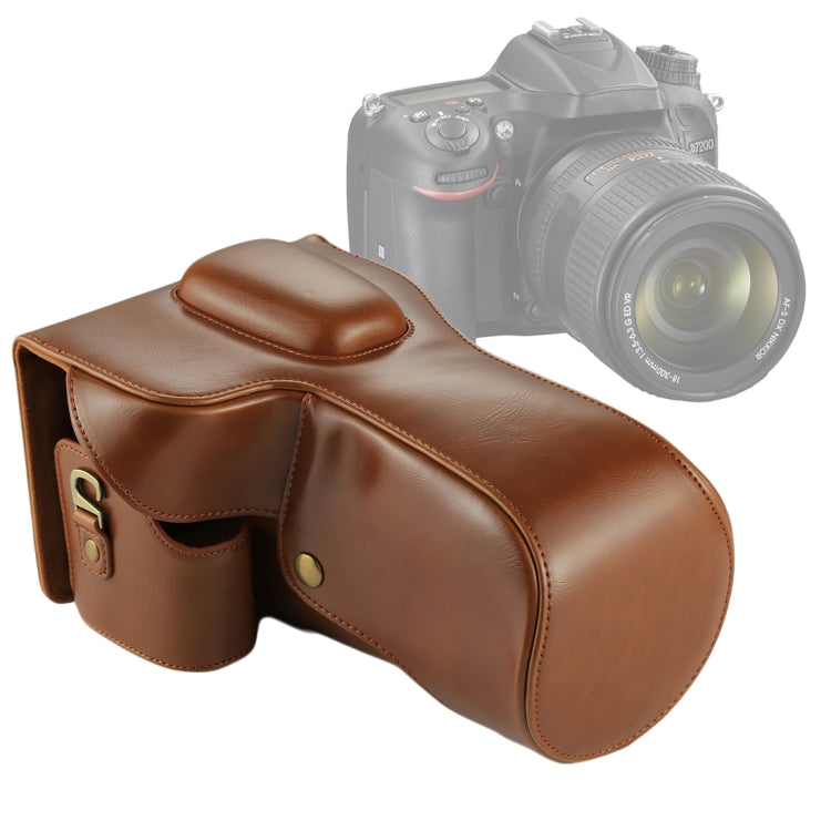 Full Body PU Leather Camera Case for Nikon D7200/D7100