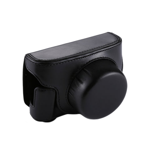 Étui pour appareil photo en peau PU pour appareil photo complet avec tracolla pour Panasonic Lumix GF7 / GF8 / GF9 (obiettivo 12-32mm / 14-42mm), pour Lumix GF7