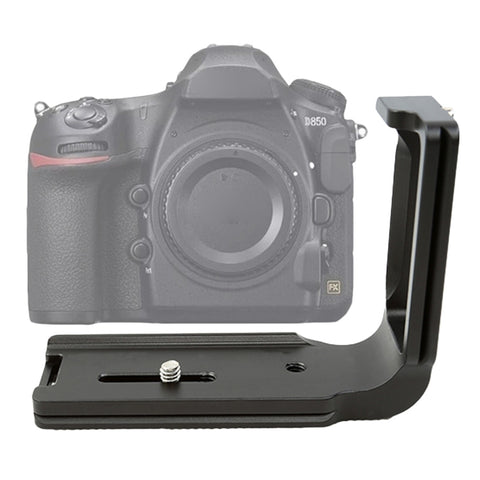 FITTEST FLN-D850 Supporto base per staffa per piastra a sgancio rapido per ripresa verticale per Nikon D850, Nikon D850