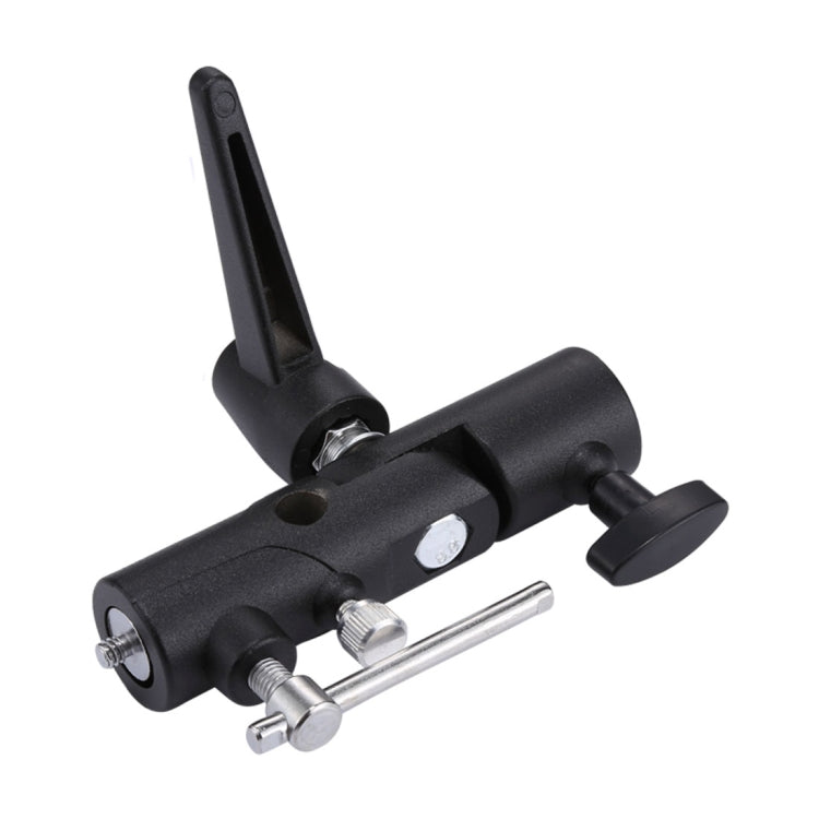 Staffa per ombrellone con supporto per flash multifunzione tipo H, carico massimo: 3 kg, H-Bracket