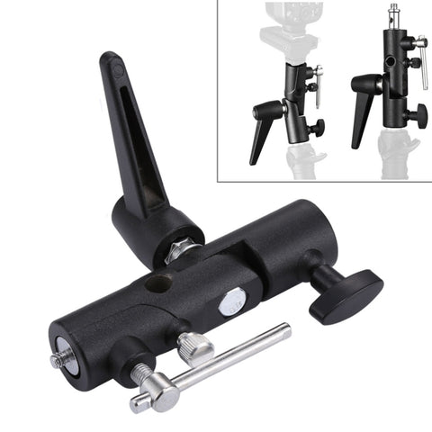 Staffa per ombrellone con supporto per flash multifunzione tipo H, carico massimo: 3 kg, H-Bracket