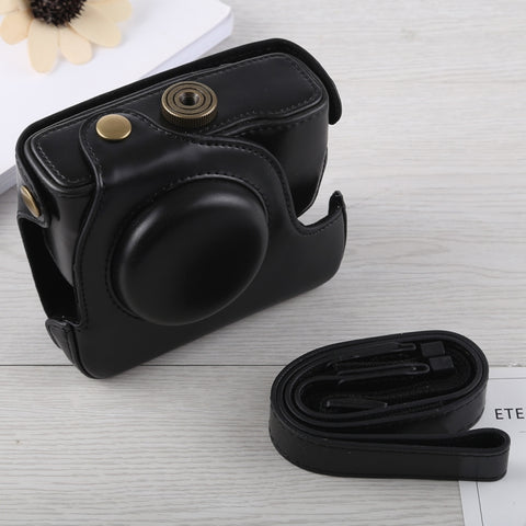 Étui en cuir PU pour appareil photo complet avec ceinture pour Canon G16, pour G16