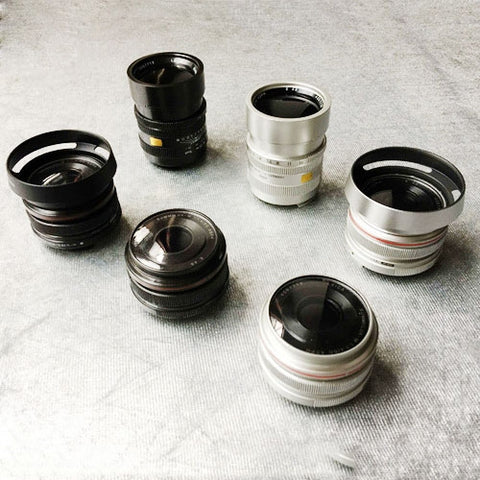 6 pezzi di oggetti di scena per studio fotografico fittizi finti non funzionanti per fotocamera DSLR, 6 PCS Lens Model - Novalix Store
