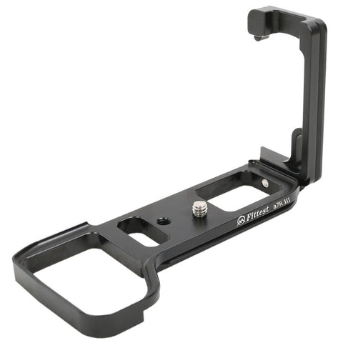 FITTEST A7R III Supporto base per staffa per piastra a sgancio rapido verticale per Sony A7RIII, For Sony A7RIII