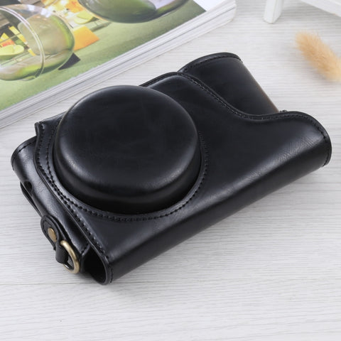 Étui en cuir PU pour appareil photo intégral avec ceinture pour appareil photo Samsung Galaxy EK-GC100 / EK-GC110 / EK-GC200, pour appareil photo Samsung Galaxy EK-GC200, pour appareil photo Samsung Galaxy EK-GC100