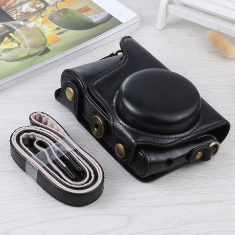 Étui en cuir PU pour appareil photo intégral avec ceinture pour appareil photo Samsung Galaxy EK-GC100 / EK-GC110 / EK-GC200, pour appareil photo Samsung Galaxy EK-GC200, pour appareil photo Samsung Galaxy EK-GC100