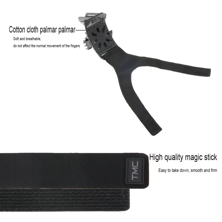 3 in 1 Hand Wrist Arm Leg Straps for Action Cameras