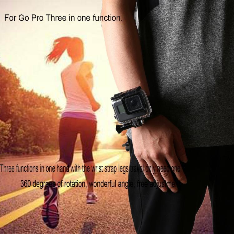 3 in 1 Hand Wrist Arm Leg Straps for Action Cameras