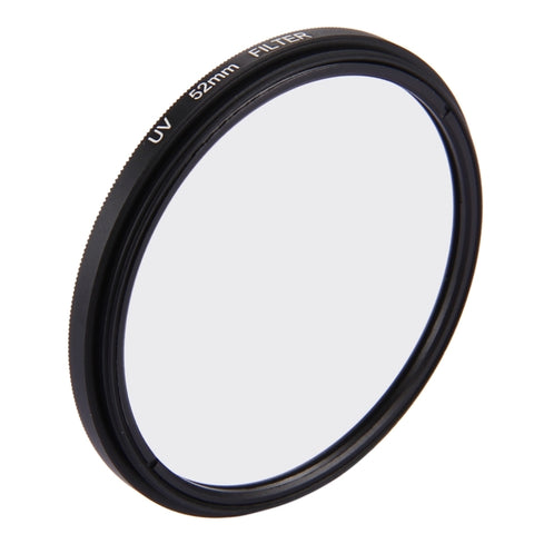 Filtro per lenti UV a cerchio rotondo 3 in 1 da 52 mm con cappuccio per GoPro HERO7 Nero/6/5, 52mm UV Lens