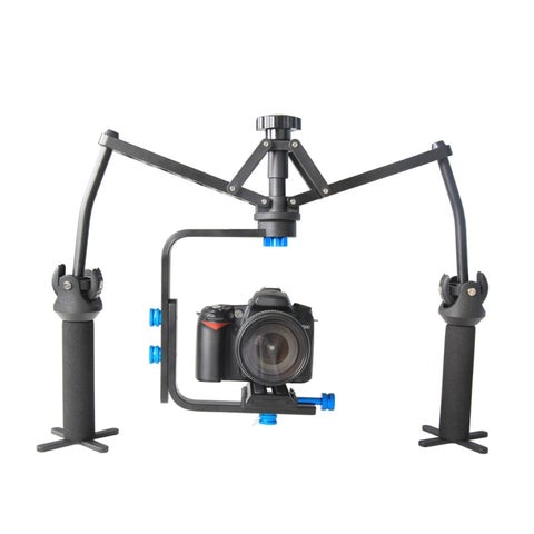 YELANGU YLG-0108F Stabilisateur Spider avec Piastra a Sgancio Rapido pour caméra vidéo DV caméra vidéo DSLR