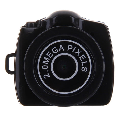 Videocamera digitale tascabile Y2000 HD per sport all'aria aperta ultra-mini DV, supporto per scheda Micro SD/TF massima da 32 GB (nero), Y2000